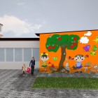 Fasada Przedszkole Tychy