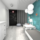 Pokój w modernistycznej stylistyce dla dziewczynki, Norwegia