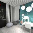 Pokój w modernistycznej stylistyce dla dziewczynki, Norwegia