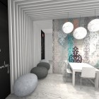 Pokój w modernistycznej stylistyce dla dziewczynki, Norwegia